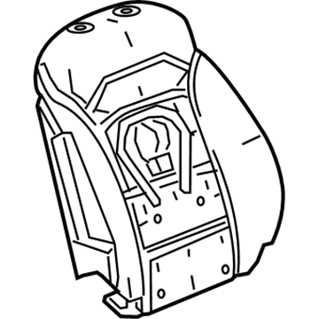 GMC Seat Cushion Pad - 84611527