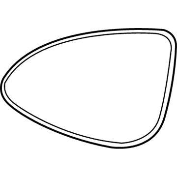 Chevy 95193362 Mirror Glass