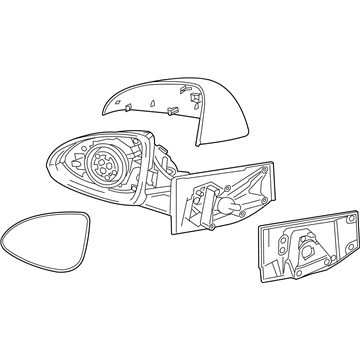 Chevy Spark Side View Mirrors - 95434295