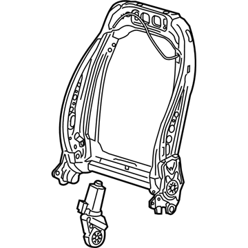 GM 13507591 Seat Back Frame, Front