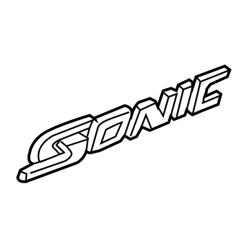 GM 42441809 Nameplate, Rear