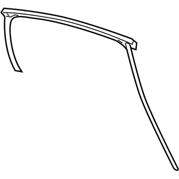 2005 Buick LaCrosse Weather Strip - 15807191