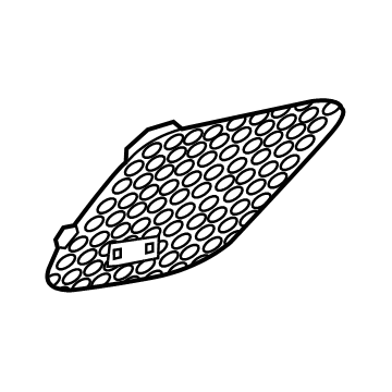 GM 84190887 Speaker Grille, Black, Driver Side