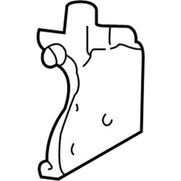 GM 22743769 Lower Hinge, Front Driver Side