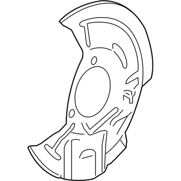 Chevy Equinox Brake Dust Shields - 84064848