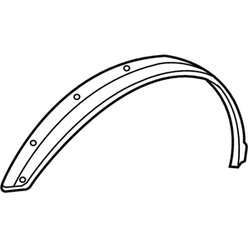 Chevy Express 1500 Fender Splash Shield - 10356833