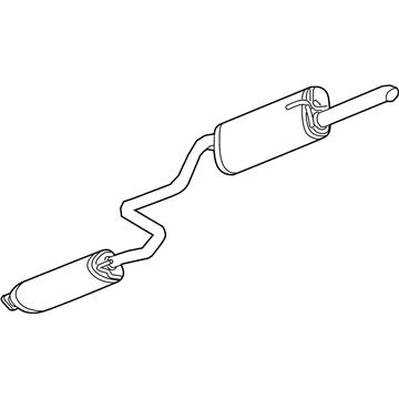 GM 42466208 Muffler W/Tpipe