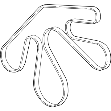 Chevy Express 3500 Drive Belt - 12662028