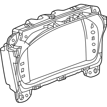 Chevy Volt Instrument Cluster - 84075349