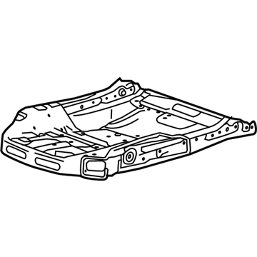 GM 84547865 Cushion Frame, Front