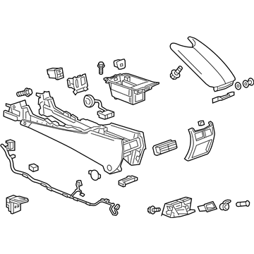 Cadillac ATS Center Console - 23307137