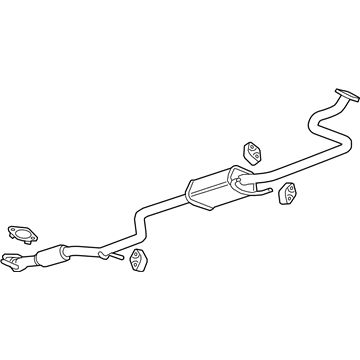 GM 95186419 Exhaust Pipe