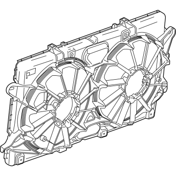 GM 84120130 Fan Shroud, Rear