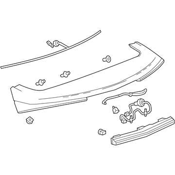 GM 84022577 Spoiler Assembly, Rear