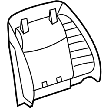 Cadillac 25939494 Seat Back Panel
