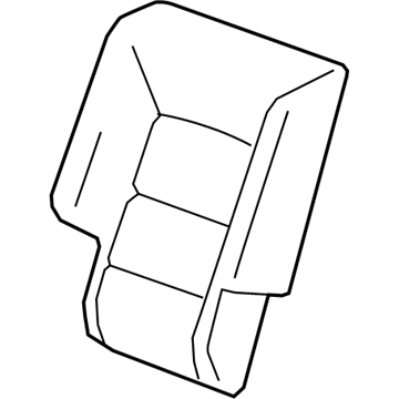 Chevy 84248077 Seat Back Cover