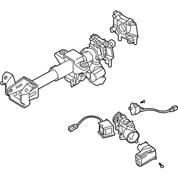 Pontiac G3 Steering Column - 96812692