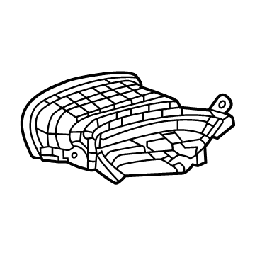 GM 42745990 Air Outlet, Driver Side