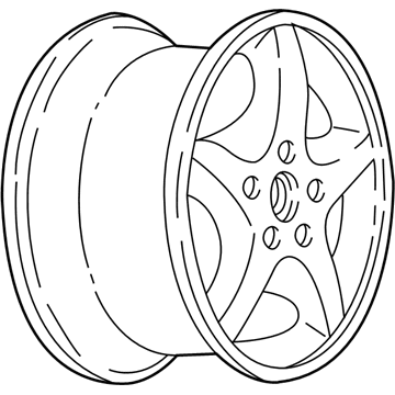 1999 Pontiac Montana Spare Wheel - 9592392