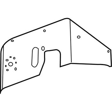 GM 25898970 Splash Shield, Front