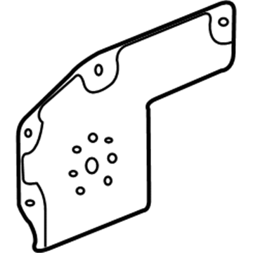Cadillac Fender Splash Shield - 25898938