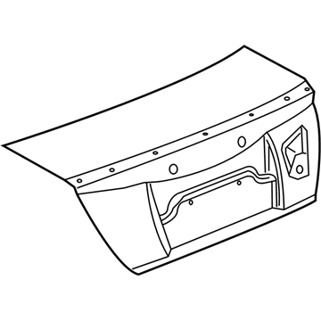 Saturn 22727016 Trunk Lid