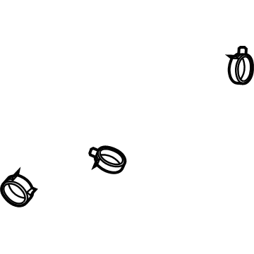 Buick 90572593 Reservoir Hose Clamp