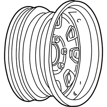 1989 Chevy K2500 Spare Wheel - 9591732