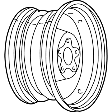 1985 Chevy Astro Spare Wheel - 9592425