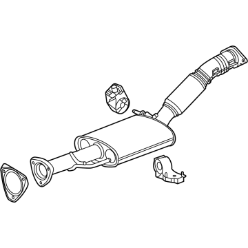 Chevy Trailblazer Muffler - 60004995
