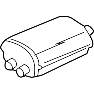 2005 Chevy Silverado 2500 HD Muffler - 15798950