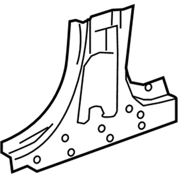GM 23288078 Center Pillar Reinforcement, Lower Inner Driver Side