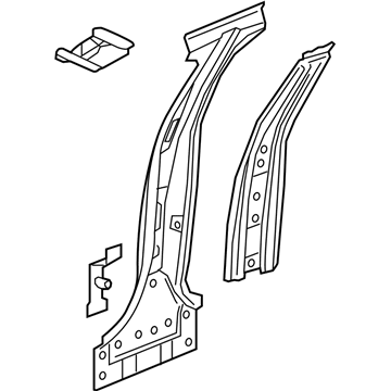 GM 84284916 Center Pillar Reinforcement, Driver Side