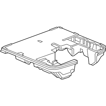 GM 84656085 Storage Compart, Black, Rear