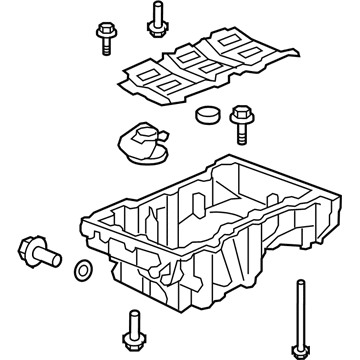 Cadillac CTS Oil Pan - 12651559