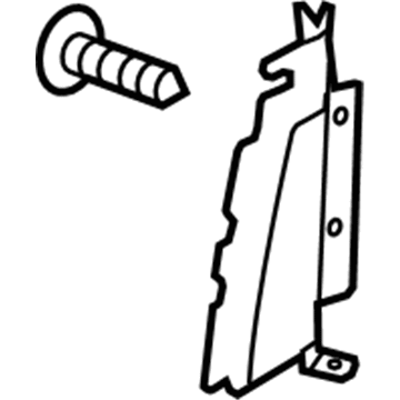 Cadillac 23476275 Side Baffle