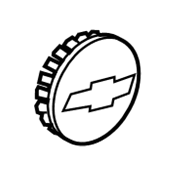 GM 20942002 Center Cap, Gold; Silver
