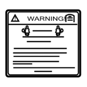 GM 96548512 Info Label