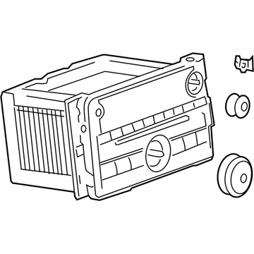 GM 20919522 Radio, Gray