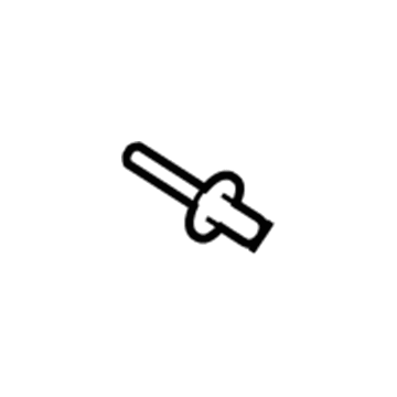 Cadillac 11516807 License Bracket Rivet