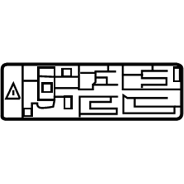 Chevy 42712625 Warning Label