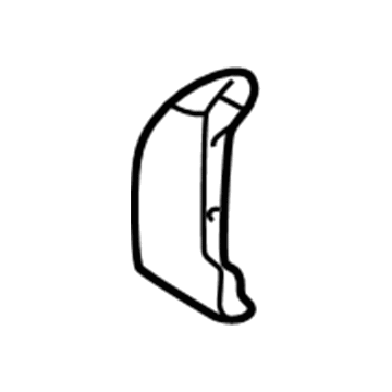 GM 10279252 Seat Belt Cover, Passenger Side