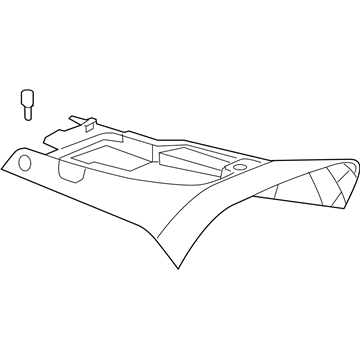 2012 Chevy Corvette Center Console Base - 20957062