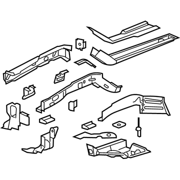 Cadillac 20835775 Lower Rail Assembly