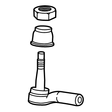 GM 22913602 Outer Tie Rod