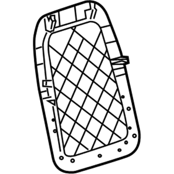 GM 22789373 Seat Back Panel, Front