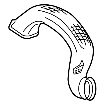 GM 42444316 Outlet Duct, Passenger Side