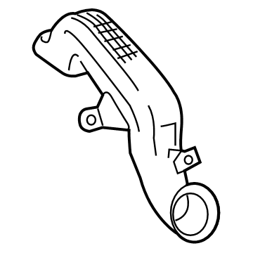 GM 42444306 Outlet Duct, Driver Side