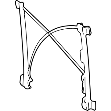 GM 15871124 Window Regulator, Front Driver Side