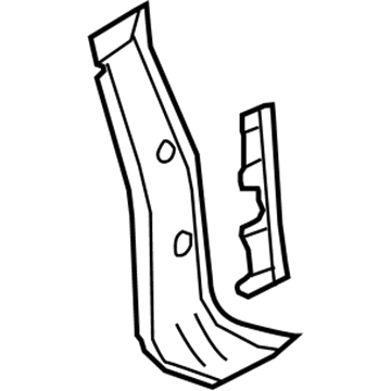 GM 22805470 Inner Reinforcement, Rear Passenger Side
